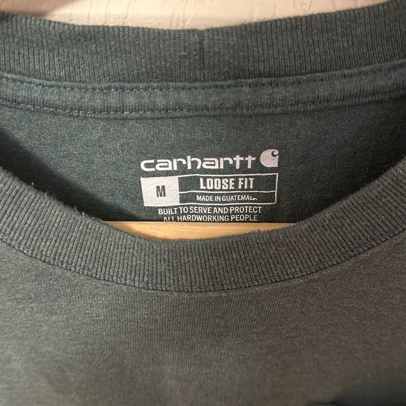 Carhartt men’s green loose fit tshirt size medium - Picture 3 of 5